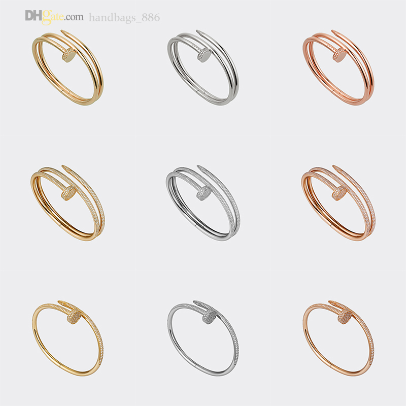 Nail Bracelets Women Designer Bracelet Mens Bangle Diamond 2.0 Luxury Jewelry Titanium Steel Gold-Plated Never Fade Not Allergic Gold/Silver/Rose 21858862
Nail Bracelets Women Designer Bracelet Mens Bangle Diamond 2.0 Luxury Jewelry Titanium Steel Gold-Plated Never Fade Not Allergic Gold/Silver/Rose 21858862