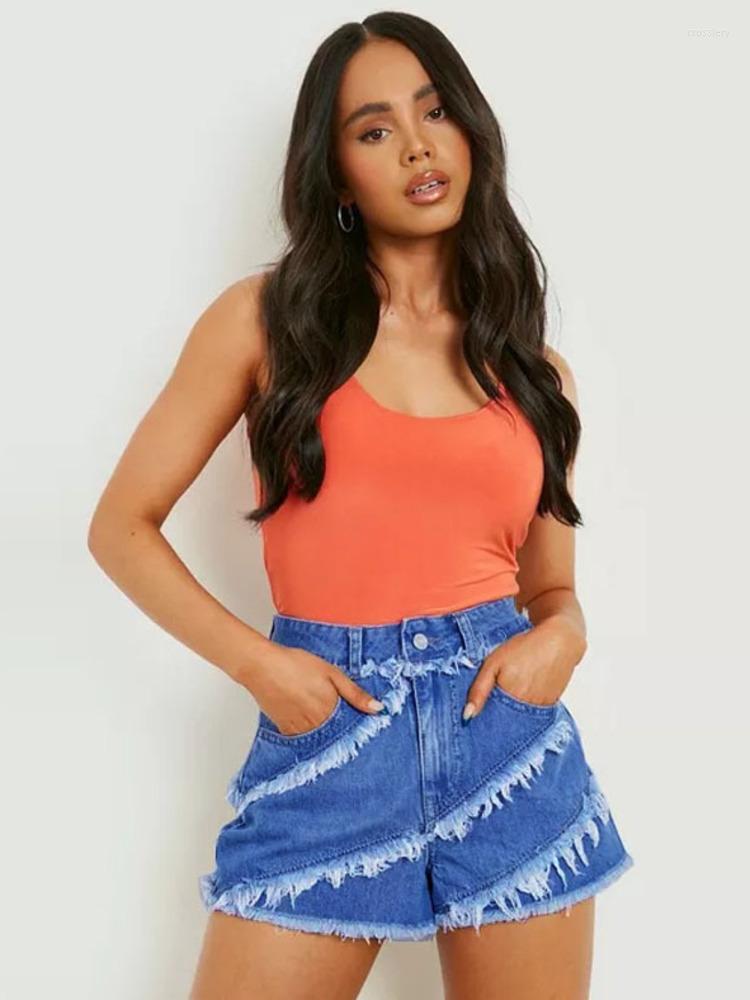 Women' Shorts Mozision Patchwork Sexy Denim Women Bottom Summer Button High Waist Ladies Casual Straight Short Pants, Blue
Women' Shorts Mozision Patchwork Sexy Denim Women Bottom Summer Button High Waist Ladies Casual Straight Short Pants, Blue