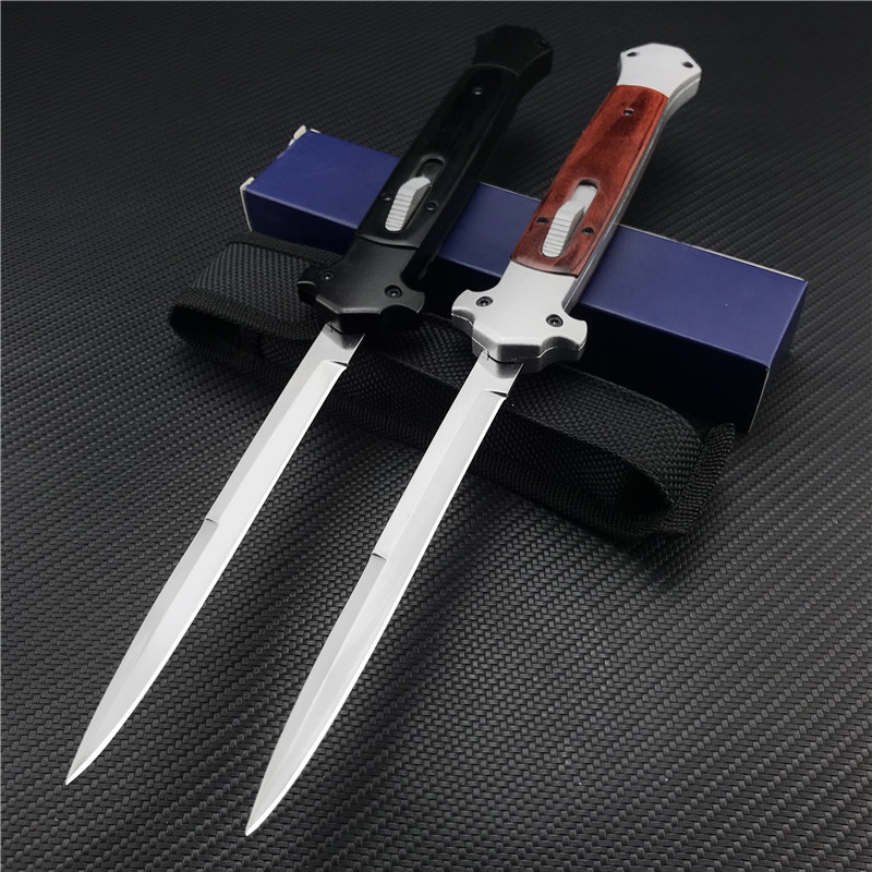 New 13 Inch Italian Style Infidel Mafia Automatic Knife 440c blade Outdoor EDC Self defense Survival Auto Knives 5Inch 13Inch UT85 UT88 BM 3300 3310 3400
New 13 Inch Italian Style Infidel Mafia Automatic Knife 440c blade Outdoor EDC Self defense Survival Auto Knives 5Inch 13Inch UT85 UT88 BM 3300 3310 3400