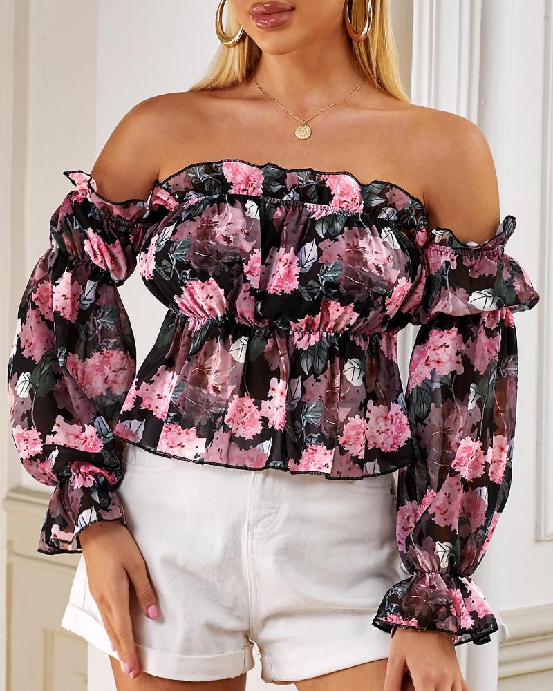 Women' Blouses Spring Women Floral Print Off Shoulder Ruffles Blouse 2023 Femme Casual Long Sleeve Pink Top Office Ladies Outfits Tunic
Women' Blouses Spring Women Floral Print Off Shoulder Ruffles Blouse 2023 Femme Casual Long Sleeve Pink Top Office Ladies Outfits Tunic