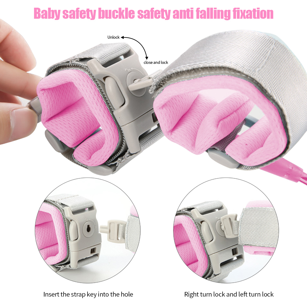 Baby Walking Wings Toddler Leash AntiLost Wristband Reflective Harness Child Lock for Outdoor Anti Lost Wrist Link Strap Rope Kids Safety Products 230
