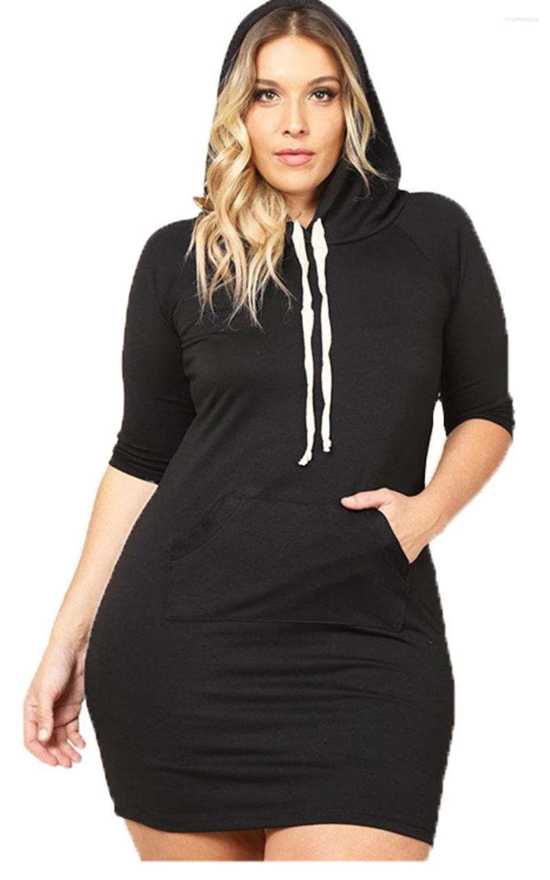 Party Dresses Plus Size Women's Autumn Short Sleeve Casual Black Red Slim Sexy Long Mini Hoodie Dress 3SZ60020
Party Dresses Plus Size Women's Autumn Short Sleeve Casual Black Red Slim Sexy Long Mini Hoodie Dress 3SZ60020