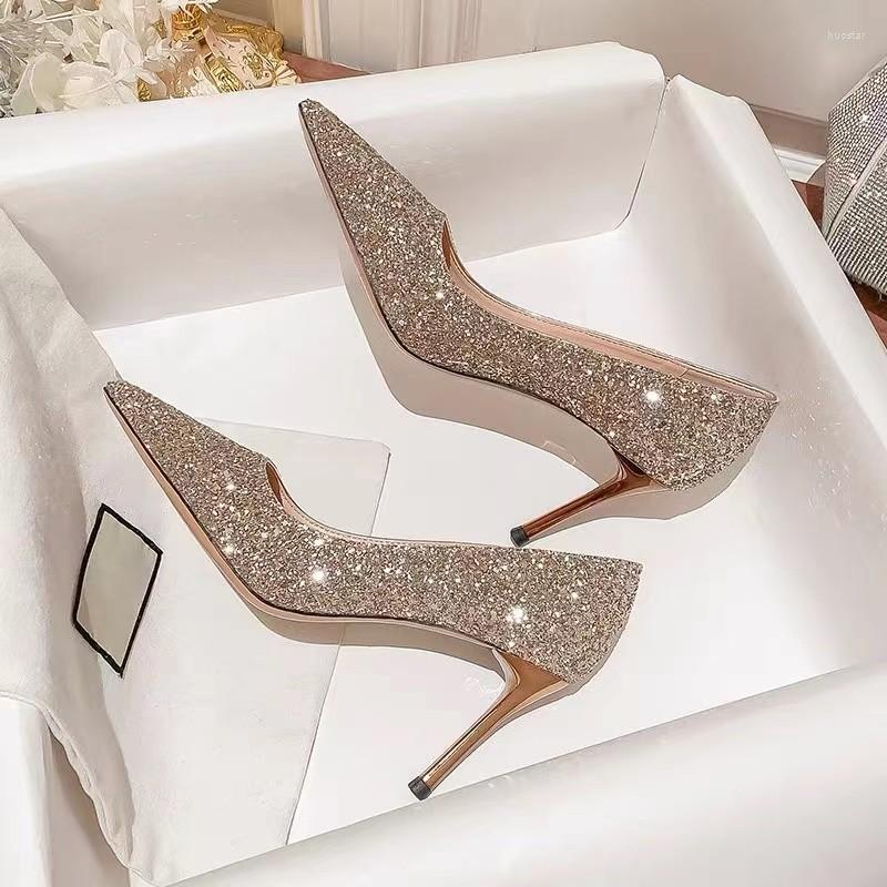 Dress Shoes Sexy Pointed-toe High Heels Stiletto Shoe Female Bridal Wedding Crystal Shiny Sequins Pumps Party, Silver
Dress Shoes Sexy Pointed-toe High Heels Stiletto Shoe Female Bridal Wedding Crystal Shiny Sequins Pumps Party, Silver
