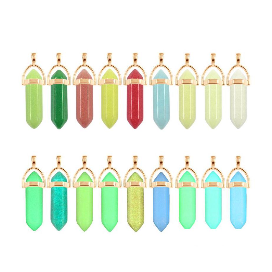 Charms Style Luminous Stone Hexagonal Prism Glass Crystal Glow Light In The Dark Pendant For Jewelry Making Necklace Accessories Dro Dhfct
Charms Style Luminous Stone Hexagonal Prism Glass Crystal Glow Light In The Dark Pendant For Jewelry Making Necklace Accessories Dro Dhfct