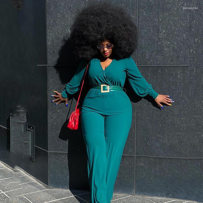 Pants Jumpsuits Plus Size Women Long Sleeve One Piece Outfit With Belt Office Lady Elegant Jumpsuit Drop Wholesale, Black
Pants Jumpsuits Plus Size Women Long Sleeve One Piece Outfit With Belt Office Lady Elegant Jumpsuit Drop Wholesale, Black