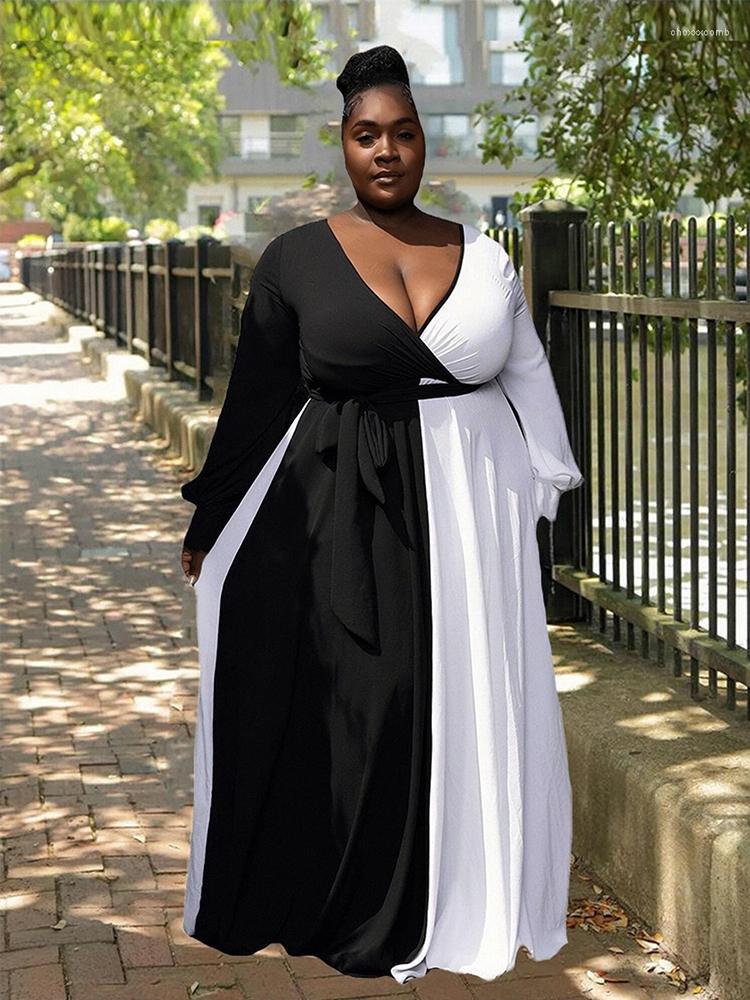Plus Size Dresses Woman Dress Lady Deep V Black White Long Casual Sexy Maxi Wholesale Bulk Drop
Plus Size Dresses Woman Dress Lady Deep V Black White Long Casual Sexy Maxi Wholesale Bulk Drop