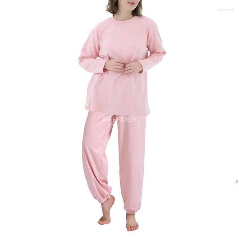 Women's Sleepwear Autumn Spring Women's Pajamas 7XL 6XL Bust 146cm Large Size Suit, Black
Women's Sleepwear Autumn Spring Women's Pajamas 7XL 6XL Bust 146cm Large Size Suit, Black