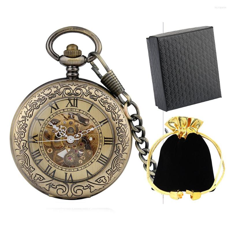 Pocket Watches Men's Mechanical Transparent Glass Roman Numerals Display Elegant Vintage Fob Chain Luxury Clock Gift Male, Bk1 hand winding
Pocket Watches Men's Mechanical Transparent Glass Roman Numerals Display Elegant Vintage Fob Chain Luxury Clock Gift Male, Bk1 hand winding
