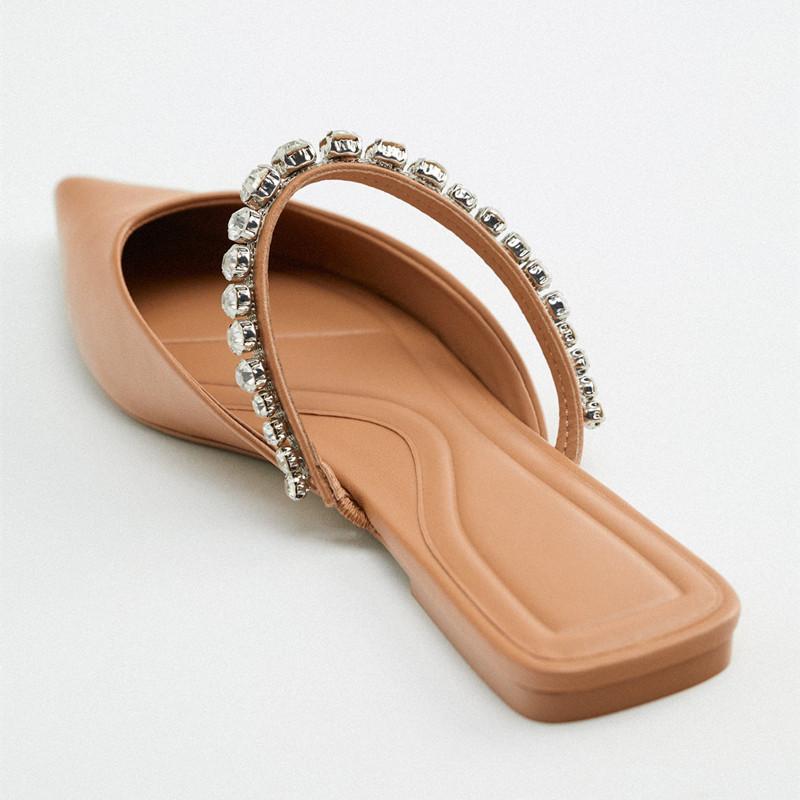 Sandals Spring Flat Fashion 2023 Rhinestones Decoration Low Heel Slippers Slingback Casual Pumps FemaleSandals, Auburn
Sandals Spring Flat Fashion 2023 Rhinestones Decoration Low Heel Slippers Slingback Casual Pumps FemaleSandals, Auburn