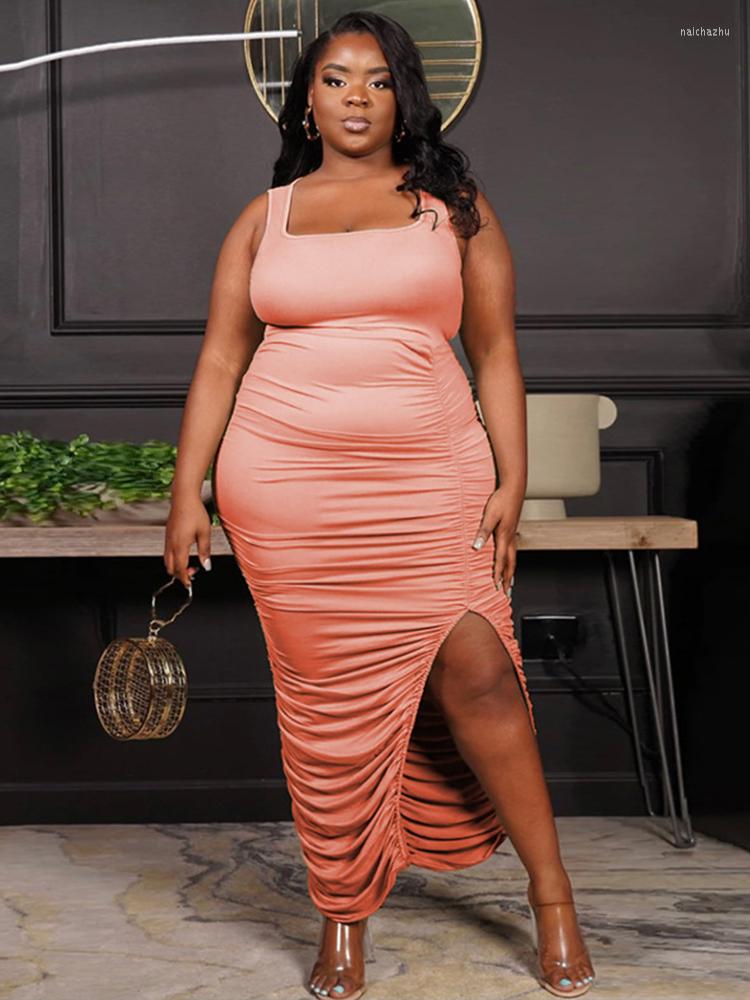Plus Size Dresses Elegant For Women Summer Midi Dress U Neck Ladies Sexy Bodycon Bandage Wholesale Bulk Drop, Pink
Plus Size Dresses Elegant For Women Summer Midi Dress U Neck Ladies Sexy Bodycon Bandage Wholesale Bulk Drop, Pink
