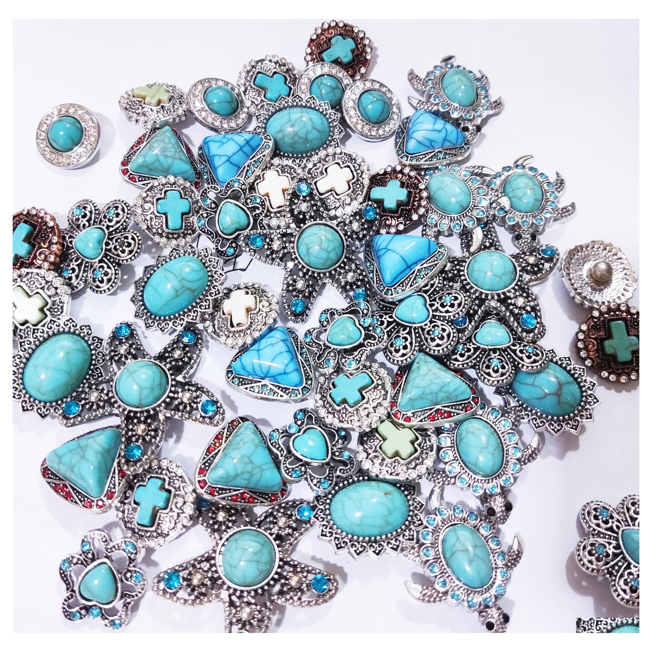 Other Sier Color Turquoise Paved Alloy Components 18Mm Snap Button Charms Beads Jewelry Making Diy Necklace Earrings Bracelet Whole Dhewk
Other Sier Color Turquoise Paved Alloy Components 18Mm Snap Button Charms Beads Jewelry Making Diy Necklace Earrings Bracelet Whole Dhewk