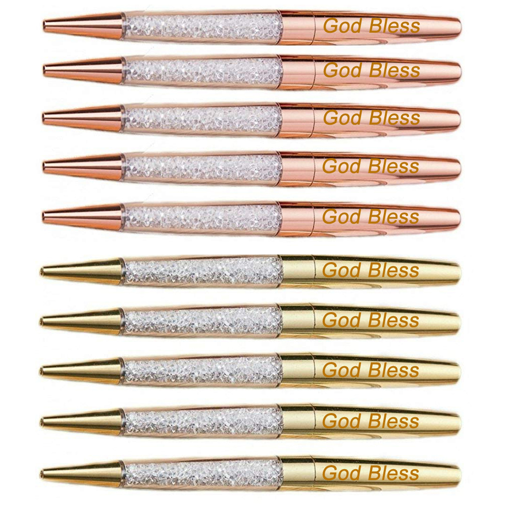 Ballpoint Pens 100PcsLot Rose Gold Bling Diamond Fine Black Ink Crystal Pen Ring Wedding Office Metal Roller Ball Gift Custom 230217, Red
Ballpoint Pens 100PcsLot Rose Gold Bling Diamond Fine Black Ink Crystal Pen Ring Wedding Office Metal Roller Ball Gift Custom 230217, Red