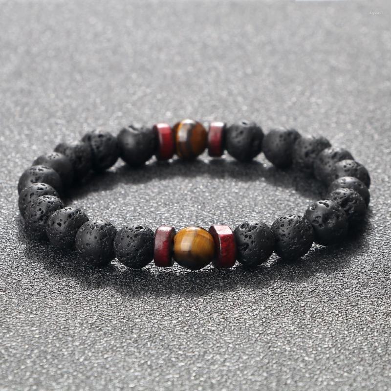 Strand Nature Stone Bracelet For Men Lava Wooden Spacer Bracelets Tibetan Buddha Wristchain Women Handmade Fashion Charm Jewelry Gift
Strand Nature Stone Bracelet For Men Lava Wooden Spacer Bracelets Tibetan Buddha Wristchain Women Handmade Fashion Charm Jewelry Gift