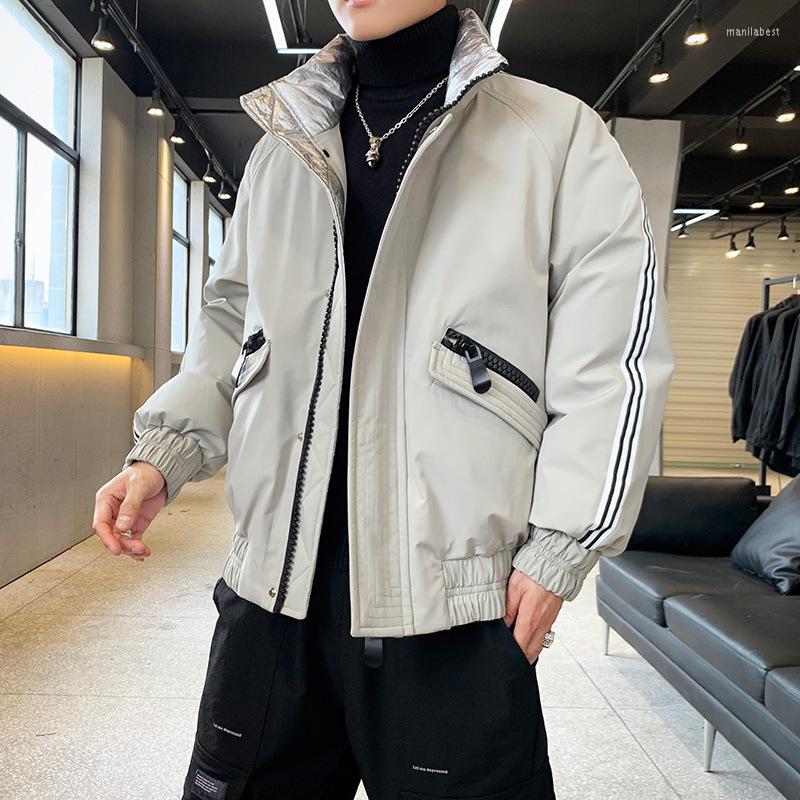 Men's Down Jacket Brief Paragraph Loose Bread Served Handsome Male Protection Movement In Logo Autumn Winter Wind Coat, Black
Men's Down Jacket Brief Paragraph Loose Bread Served Handsome Male Protection Movement In Logo Autumn Winter Wind Coat, Black