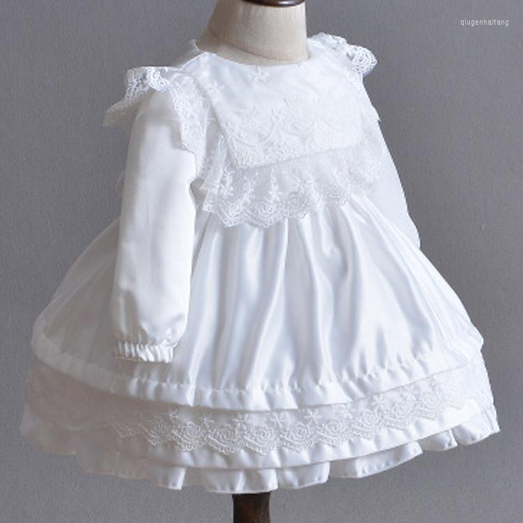 Girl Dresses 2023 Spring White Ivory Toddler Dress Girls For Christening Gown Long Sleeve 1 Year Birthday Born Lace Babies Princess, White as picture
Girl Dresses 2023 Spring White Ivory Toddler Dress Girls For Christening Gown Long Sleeve 1 Year Birthday Born Lace Babies Princess, White as picture