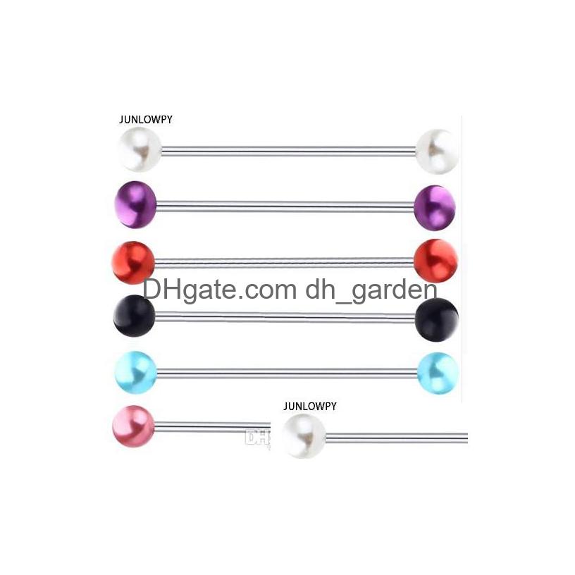 Plugs Tunnels Pearl Acrylic Uv Ball Industrial Barbell Earring Stainless Steel Ear Bar Piercing Body Jewelry 14G For Y Wom Dhgarden Dhedd
Plugs Tunnels Pearl Acrylic Uv Ball Industrial Barbell Earring Stainless Steel Ear Bar Piercing Body Jewelry 14G For Y Wom Dhgarden Dhedd