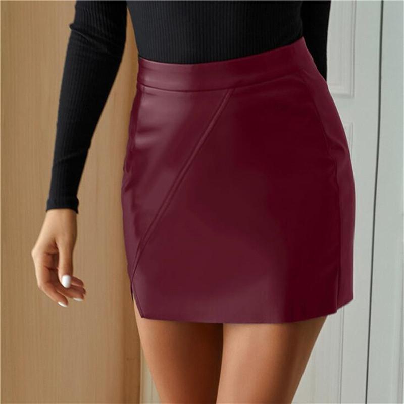 Skirts Fashion Autumn Winter Short High Waist PU Skirt Women's Irregular A-Line Street Casual Bandage Leather, Black
Skirts Fashion Autumn Winter Short High Waist PU Skirt Women's Irregular A-Line Street Casual Bandage Leather, Black