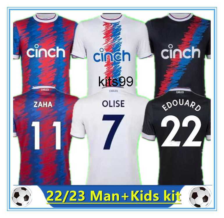 2022 2023 CRYSTAL OLISE Third Soccer Jerseys PALACE ZAHA EZE J.AYEW Away maillots de foot BENTEKE MILIVOJEVIC MATETA ANDERSEN GALLAGHER Home