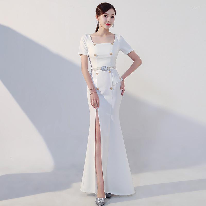 Ethnic Clothing Orientale Retro Long Chenogsam White Chinoise Split Evening Dresses Qi Pao Women Traditional Chinese Party Dress Qipao
Ethnic Clothing Orientale Retro Long Chenogsam White Chinoise Split Evening Dresses Qi Pao Women Traditional Chinese Party Dress Qipao