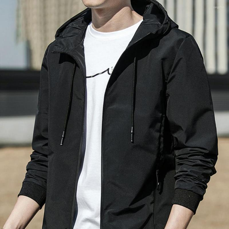 Men's Jackets Temperament Stylish Solid Color Relaxed Fit Hooded Coat Spring Autumn Men Jacket Anti Pilling Clothes, Black
Men's Jackets Temperament Stylish Solid Color Relaxed Fit Hooded Coat Spring Autumn Men Jacket Anti Pilling Clothes, Black