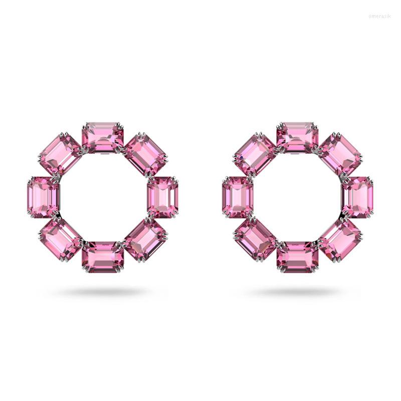 Dangle Earrings Style Octagonal Cut Fashion Crystal From Swarovskis Zircon Large Circle Square Gifts For Girls
Dangle Earrings Style Octagonal Cut Fashion Crystal From Swarovskis Zircon Large Circle Square Gifts For Girls