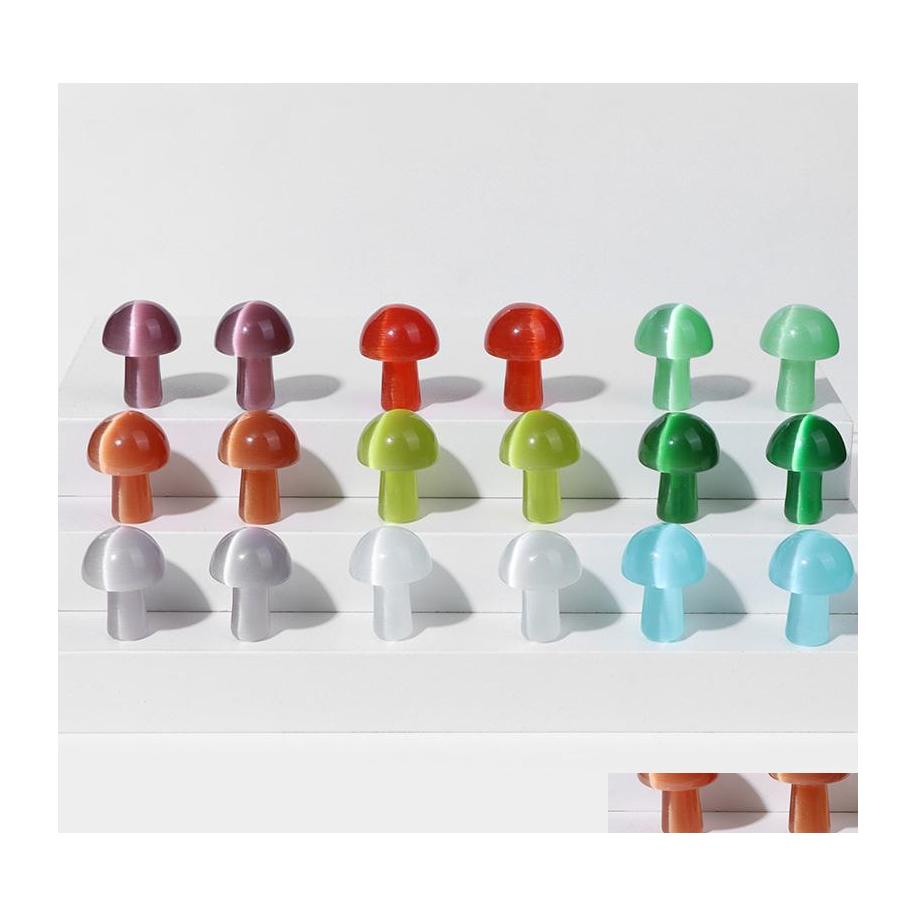 Stone Mini Mushroom Statue Cats Eye Glass Crystal Ornaments Decoration 20X15Mm Drop Delivery Jewelry Dh1Xz
Stone Mini Mushroom Statue Cats Eye Glass Crystal Ornaments Decoration 20X15Mm Drop Delivery Jewelry Dh1Xz