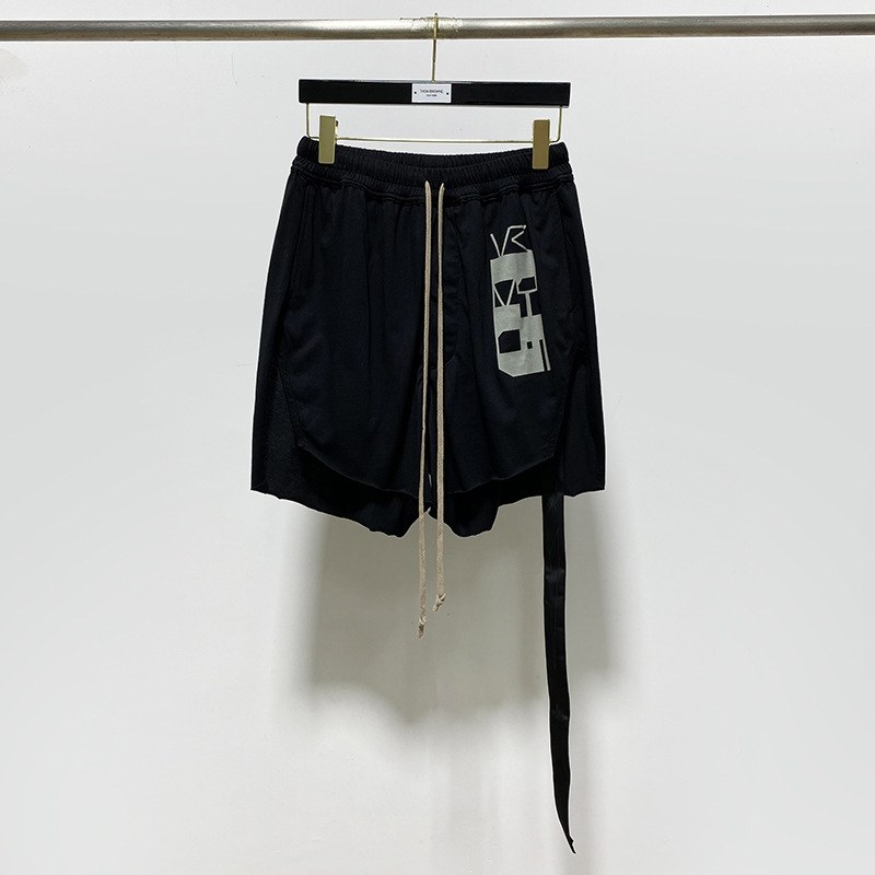 RO Men' Shorts Printed Black Casual Pants Men' Streamer Decorative Women' Pants
RO Men' Shorts Printed Black Casual Pants Men' Streamer Decorative Women' Pants