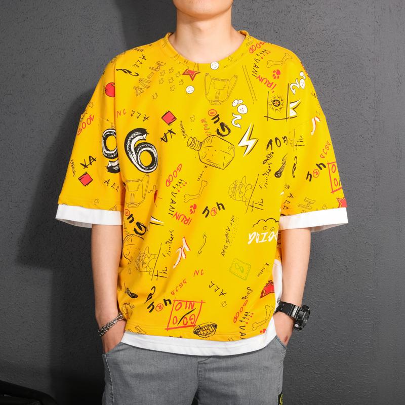 Men' T Shirts O-Neck T-shirt Men Print Graffiti Japanese Style Clothes Tshirt Homme 2023 Summer Anime Shirt Cotton Clothing TopsMen, T918yellow
Men' T Shirts O-Neck T-shirt Men Print Graffiti Japanese Style Clothes Tshirt Homme 2023 Summer Anime Shirt Cotton Clothing TopsMen, T918yellow