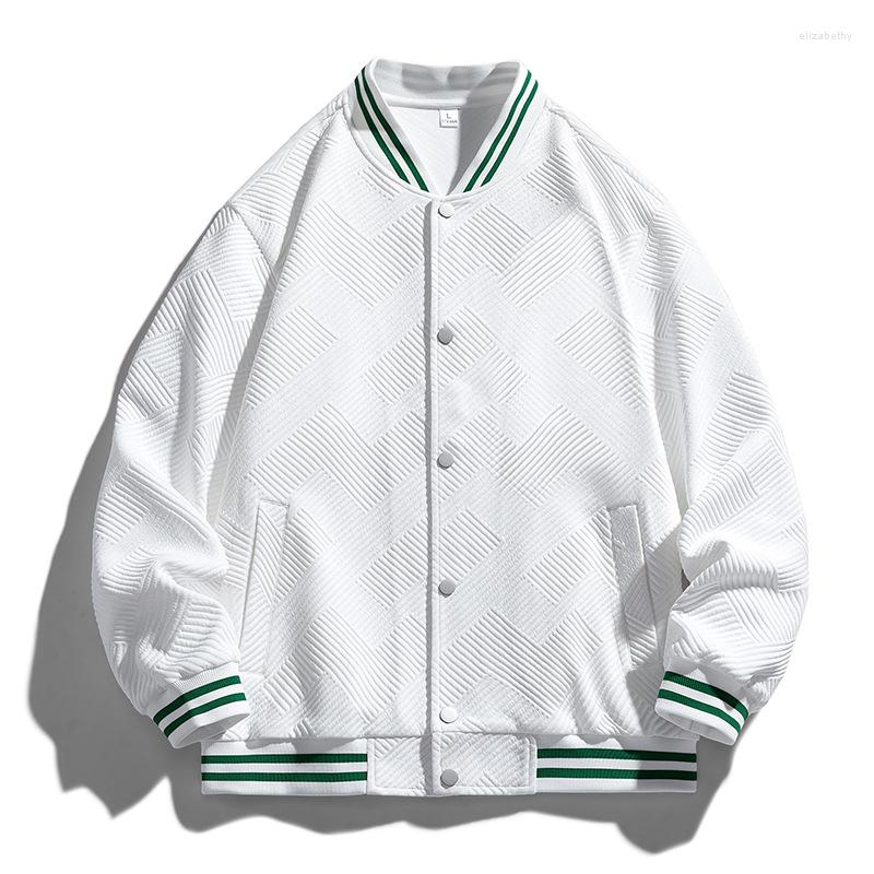 Men's Jackets 2023 Solid Color Knitted Jacquard Baseball Uniform Coat Men's Fashion Brand Stand Collar Single-Breasted Jacket Men, Black
Men's Jackets 2023 Solid Color Knitted Jacquard Baseball Uniform Coat Men's Fashion Brand Stand Collar Single-Breasted Jacket Men, Black