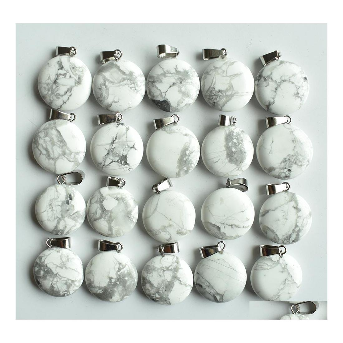 Charms Natural Stone Round Howlite Pendant Turquoise Pendants Chakras Gem Fit Diy Earrings Necklace Making Assorted Drop Delivery Je Dhwom
Charms Natural Stone Round Howlite Pendant Turquoise Pendants Chakras Gem Fit Diy Earrings Necklace Making Assorted Drop Delivery Je Dhwom