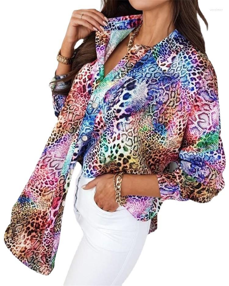 Women' Blouses Leopard Long Sleeve Shirt Women Fall Fashion Loose Casual Turn-down Collar Button Up Woman Lugentolo, Multicolor
Women' Blouses Leopard Long Sleeve Shirt Women Fall Fashion Loose Casual Turn-down Collar Button Up Woman Lugentolo, Multicolor