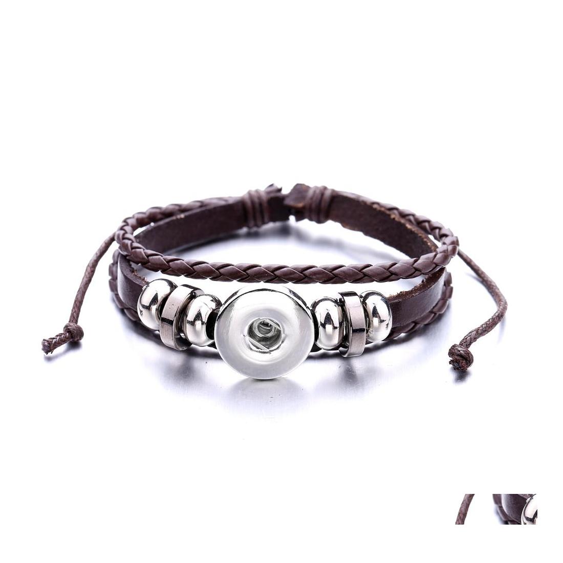 Charm Bracelets Colorf Rope Leather Braided 18Mm Snap Button Charms Bangle Wristband Jewelry Diy Snaps Buttons Punk Bracelet Jewelle Dhqoi
Charm Bracelets Colorf Rope Leather Braided 18Mm Snap Button Charms Bangle Wristband Jewelry Diy Snaps Buttons Punk Bracelet Jewelle Dhqoi