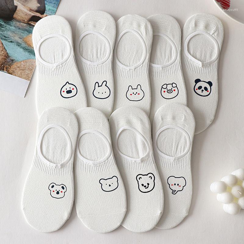 Women Socks SP&CITY 3/5 Pairs White Cartoon Animal Cute Short Women's Summer Cotton Boat Invisible Anti Slip Thin Ankle, 3pairsa
Women Socks SP&CITY 3/5 Pairs White Cartoon Animal Cute Short Women's Summer Cotton Boat Invisible Anti Slip Thin Ankle, 3pairsa