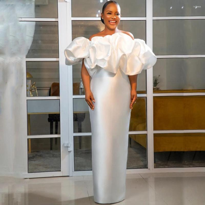 Plus Size Dresses Women's Fashion Elegant Chic One Neck Strapless Evening Dress Casual Large Lady Ruffle Party, White
Plus Size Dresses Women's Fashion Elegant Chic One Neck Strapless Evening Dress Casual Large Lady Ruffle Party, White