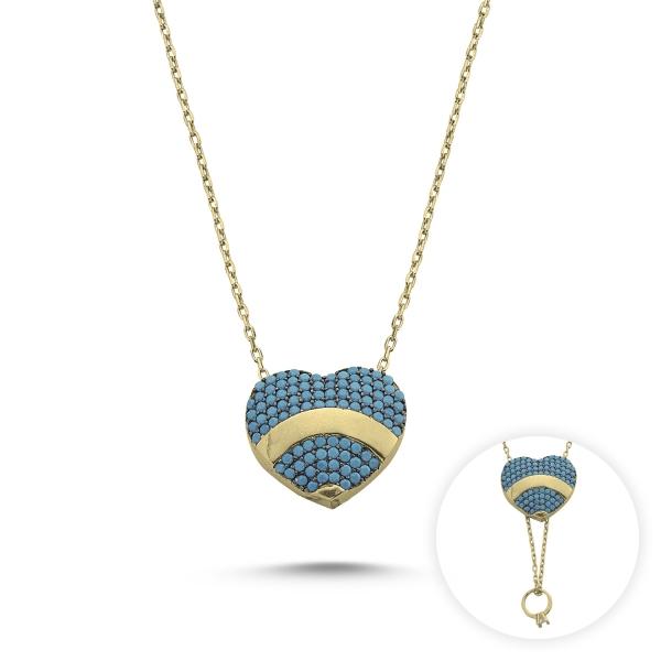 Pendant Necklaces Silver 925 Sterling Zircon Inside Engagement Secret Heart Necklace
Pendant Necklaces Silver 925 Sterling Zircon Inside Engagement Secret Heart Necklace