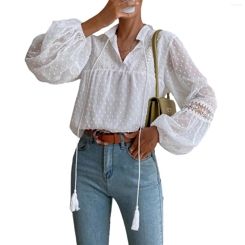 Women' T Shirts Women' Fashion T-Shirts Long Sleeves Dot Jacquard Design Loose Streetwear Versatile Chiffon Tops Ladies Fall Casual, Black
Women' T Shirts Women' Fashion T-Shirts Long Sleeves Dot Jacquard Design Loose Streetwear Versatile Chiffon Tops Ladies Fall Casual, Black
