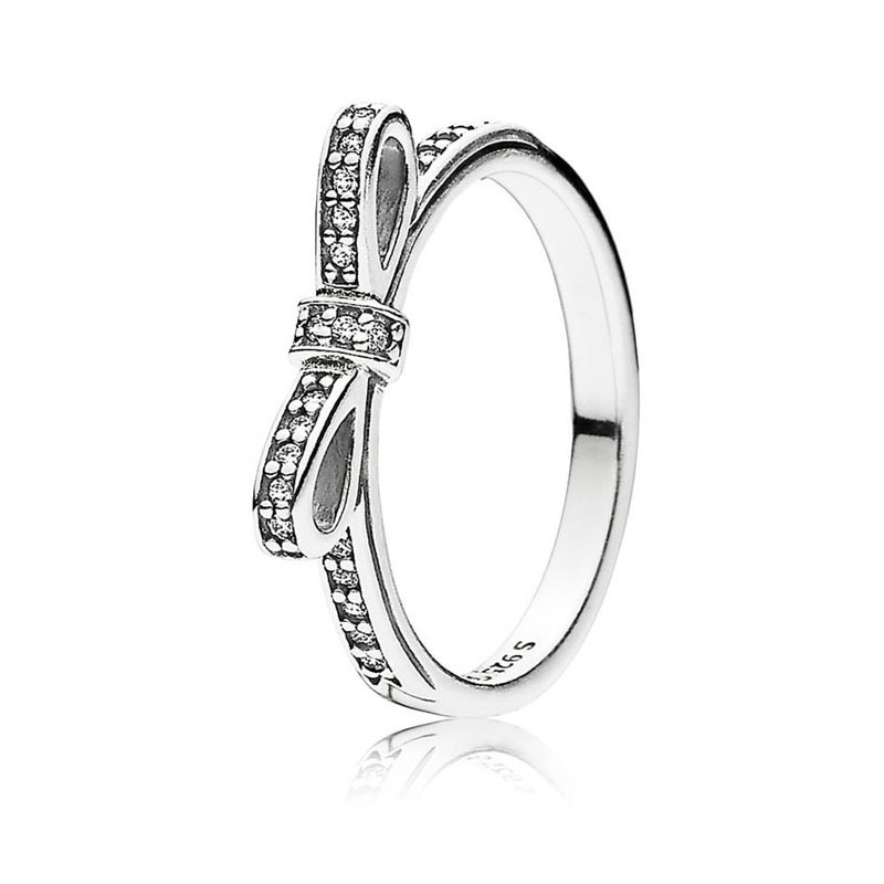 Authentic Sterling Silver Classic Bow Ring for Pandora Sparkling CZ Diamond Party designer Jewelry For Women Rose Gold Girlfriend Gift Rings with Original Box
Authentic Sterling Silver Classic Bow Ring for Pandora Sparkling CZ Diamond Party designer Jewelry For Women Rose Gold Girlfriend Gift Rings with Original Box