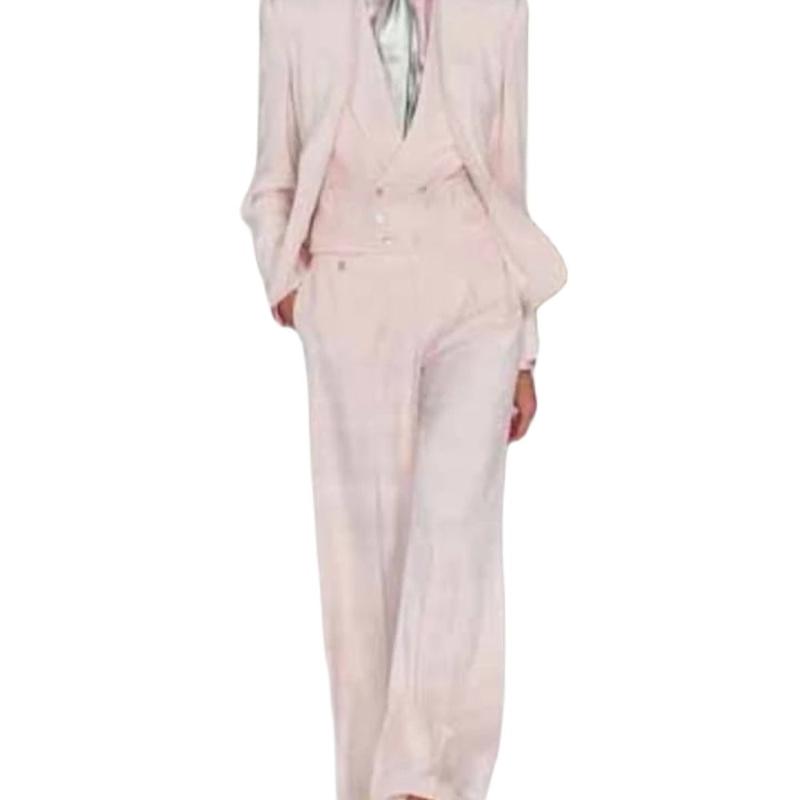 Women's Two Piece Pants Custom Made Women Blazer Vest Suit Ladies Office Business Tuxedos Formal Work Wear Suits Bespoke Jacket Trousers 3 P, Picture style14
Women's Two Piece Pants Custom Made Women Blazer Vest Suit Ladies Office Business Tuxedos Formal Work Wear Suits Bespoke Jacket Trousers 3 P, Picture style14