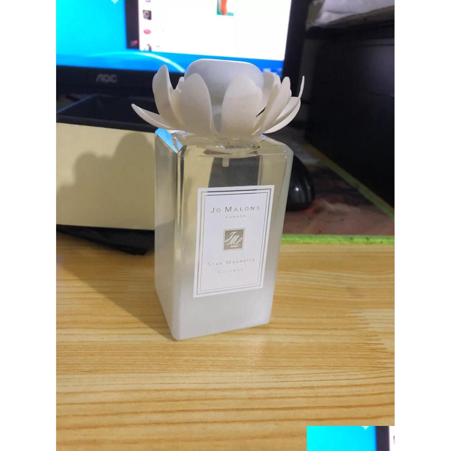 Car Dvr Perfume Bottle Jo Malone Per 100Ml Star Magnolia Cologne Fragrances Uni Long Lasting Time Good Smell Limited Edition Parfum Sp Dhy72
Car Dvr Perfume Bottle Jo Malone Per 100Ml Star Magnolia Cologne Fragrances Uni Long Lasting Time Good Smell Limited Edition Parfum Sp Dhy72