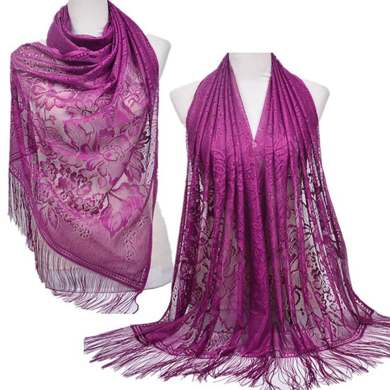 Scarves Women Muslim Islamic Solid Color Tassel Lace Hollow Long Hijab Scarf Shawl Wraps Stole Clothing Accessories Polyester
Scarves Women Muslim Islamic Solid Color Tassel Lace Hollow Long Hijab Scarf Shawl Wraps Stole Clothing Accessories Polyester