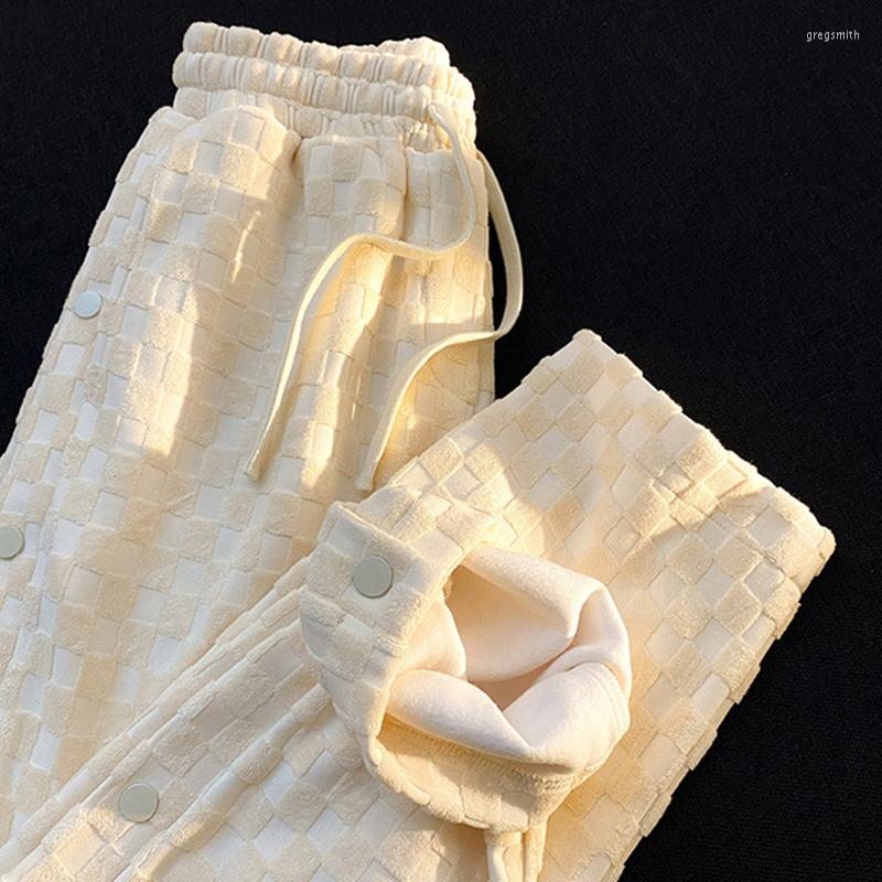 Women's Pants 2023 Arrival High Waist Wide Leg Autumn Winter Thick Women Trousers Korean Eleagnt OL Velvet Streetwear Plaid, Pink
Women's Pants 2023 Arrival High Waist Wide Leg Autumn Winter Thick Women Trousers Korean Eleagnt OL Velvet Streetwear Plaid, Pink