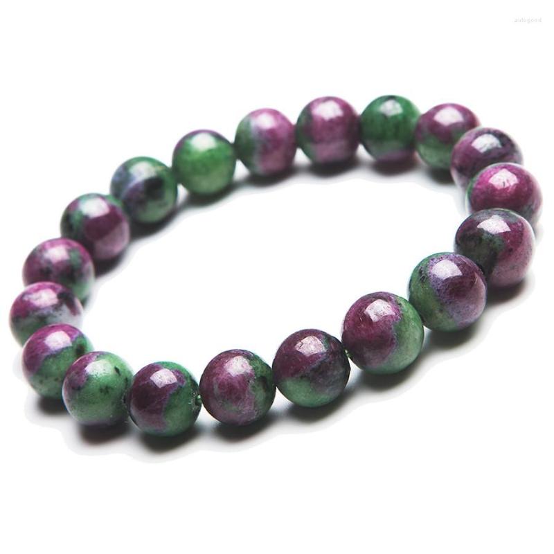 Strand 10.5mm Red Green Loose Round Beads Bracelet Women Femme Charm Stretch Genuine Zoisite Natural Stone Just One
Strand 10.5mm Red Green Loose Round Beads Bracelet Women Femme Charm Stretch Genuine Zoisite Natural Stone Just One