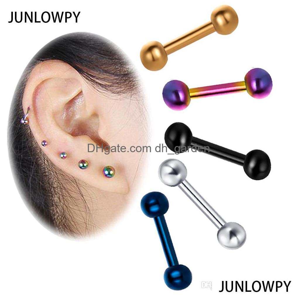 Plugs Tunnels Surgical Steel Ear Stud Body Jewelry Kit 16G Mix 5 Colors Tragus Bar Earring Helix Piercing Cartilage For Wo Dhgarden Dh7P0
Plugs Tunnels Surgical Steel Ear Stud Body Jewelry Kit 16G Mix 5 Colors Tragus Bar Earring Helix Piercing Cartilage For Wo Dhgarden Dh7P0