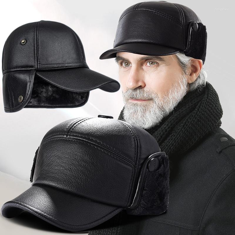 Berets Keep Warm Winter Hats Fashion Men Leather Baseball Cap Outdoor Soft Plush Visors Hat Ear Protection Skiing Gorras Caps, Red
Berets Keep Warm Winter Hats Fashion Men Leather Baseball Cap Outdoor Soft Plush Visors Hat Ear Protection Skiing Gorras Caps, Red