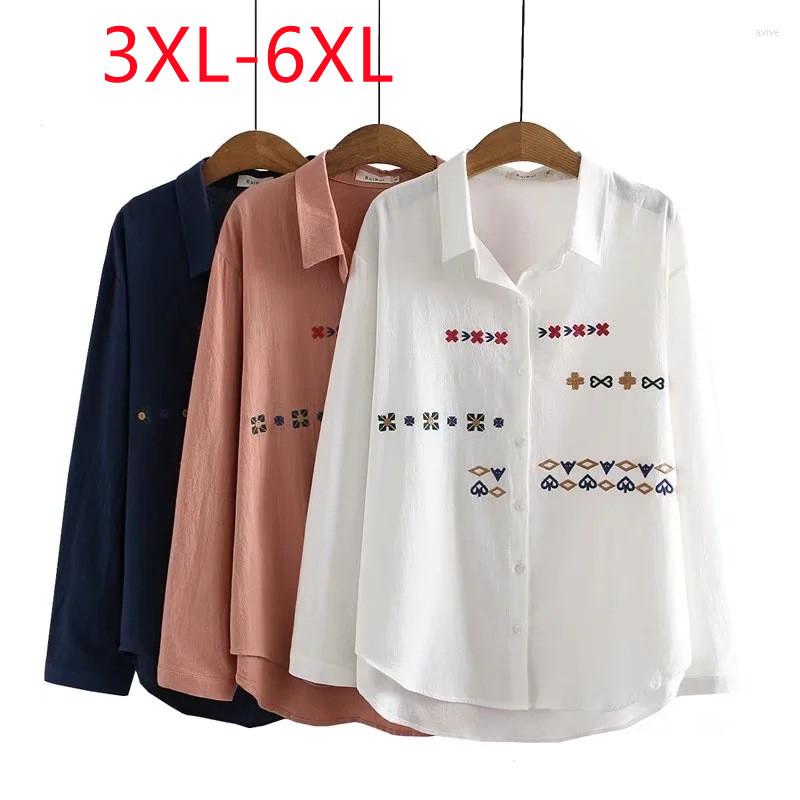 Women's Blouses 2023 Ladies Spring Summer Plus Size Blouse For Women Large Tops Long Sleeve Pink T-shirt 3XL 5XL 6XL
Women's Blouses 2023 Ladies Spring Summer Plus Size Blouse For Women Large Tops Long Sleeve Pink T-shirt 3XL 5XL 6XL