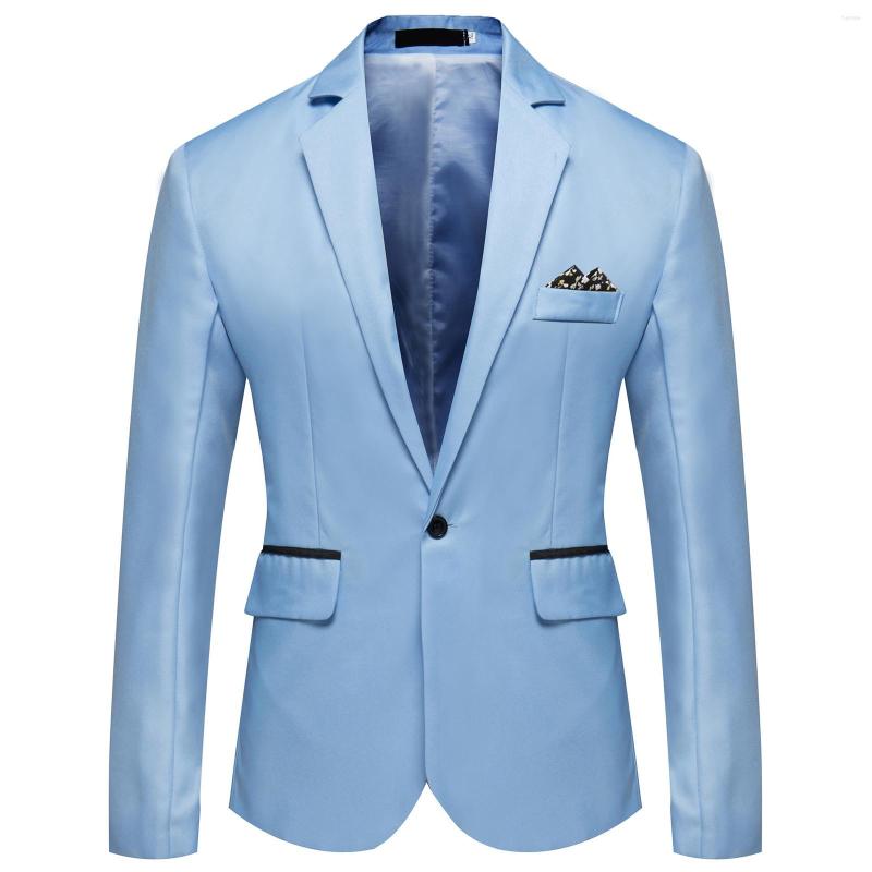 Men's Suits 2023 Spring/autumn Men Blazer Slim Fit Long Sleeve Single Button Solid Color Coat Suit Jacket Casual Masculino, Black
Men's Suits 2023 Spring/autumn Men Blazer Slim Fit Long Sleeve Single Button Solid Color Coat Suit Jacket Casual Masculino, Black
