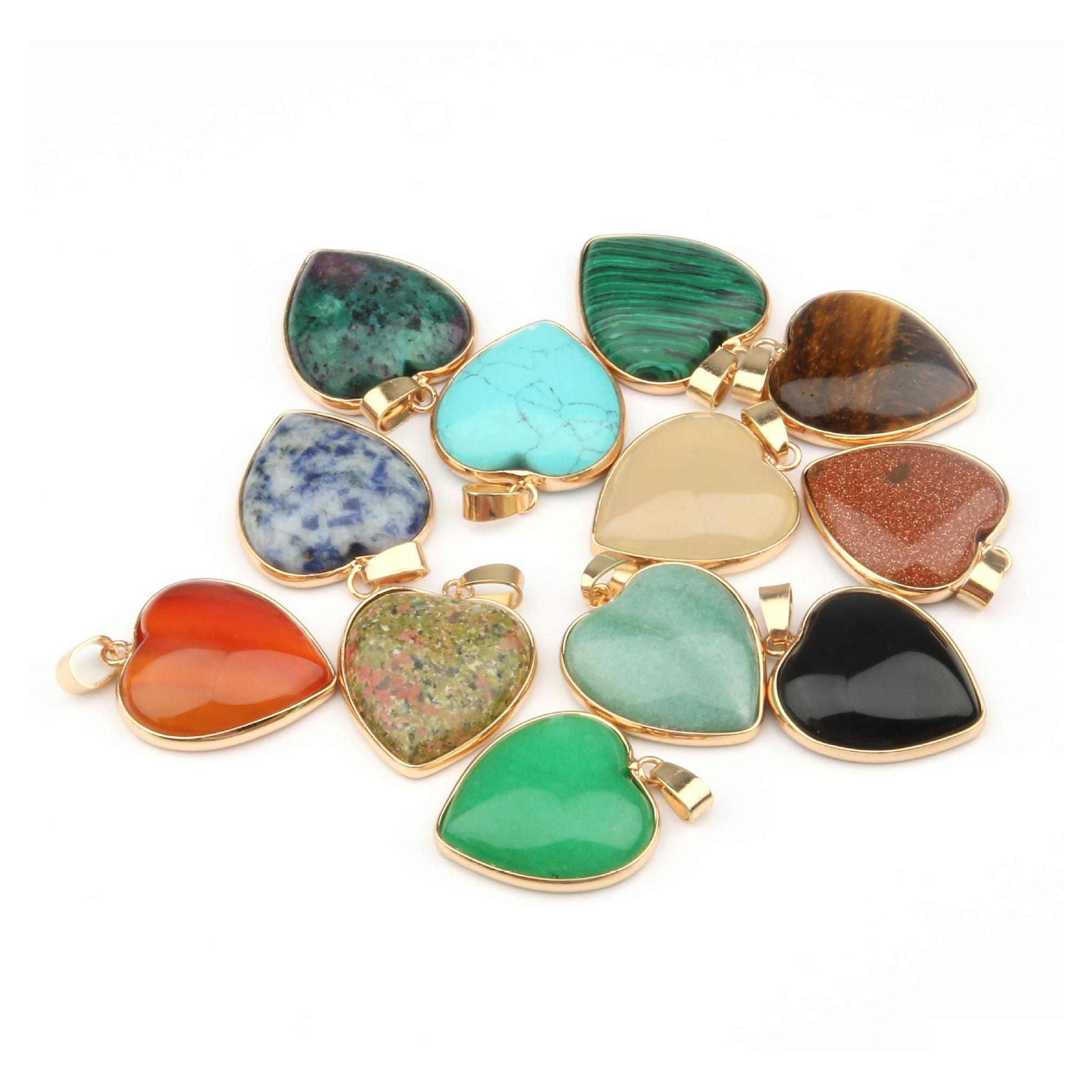 Charms Natural Stone 25X35Mm Heart Turquoise Tigers Eye Rose Quartz Opal Pendants Diy Pendum Necklace Jewelry Making Drop Delivery F Dhu4Z
Charms Natural Stone 25X35Mm Heart Turquoise Tigers Eye Rose Quartz Opal Pendants Diy Pendum Necklace Jewelry Making Drop Delivery F Dhu4Z