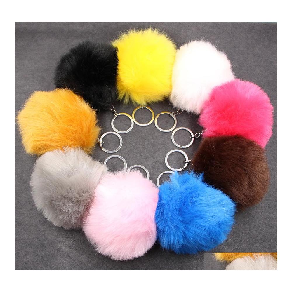 Key Rings Fluffy Pom Keychain Soft Faux Rex Rabbit Fur Ball Car Pompom Plush Keychains Sier Keys Holder Women Bag Pendant Drop Deliv Dhaqu
Key Rings Fluffy Pom Keychain Soft Faux Rex Rabbit Fur Ball Car Pompom Plush Keychains Sier Keys Holder Women Bag Pendant Drop Deliv Dhaqu