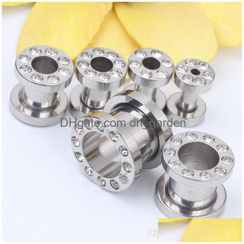 Plugs Tunnels 100Pcs/Lot Mix 310Mm Stainless Steel Siery Crystal Gem Ear Gauges Flesh Tunnel Plug Piercing Body Drop Delive Dhgarden Dh3Az
Plugs Tunnels 100Pcs/Lot Mix 310Mm Stainless Steel Siery Crystal Gem Ear Gauges Flesh Tunnel Plug Piercing Body Drop Delive Dhgarden Dh3Az