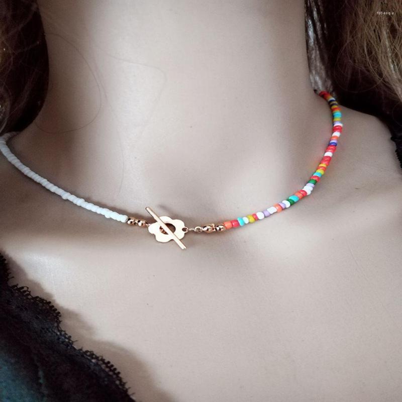 Chains Designer Original Stitching Rice Bead Necklace Ladies Flower Lasso Lock Collar Gift For Girlfriend
Chains Designer Original Stitching Rice Bead Necklace Ladies Flower Lasso Lock Collar Gift For Girlfriend
